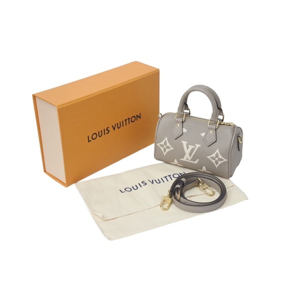 Louis Vuitton Handbags - and Louis Vuitton Nano Speedy Handbag Empreinte Beige